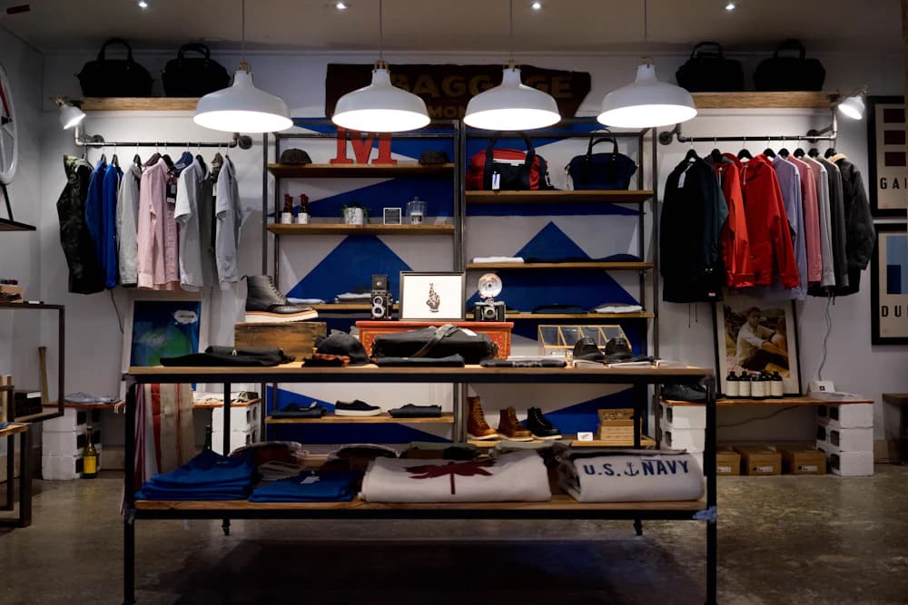A fashion boutique