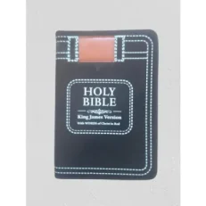 Holy Bible - Kjv Edition - Jean Leather - Black