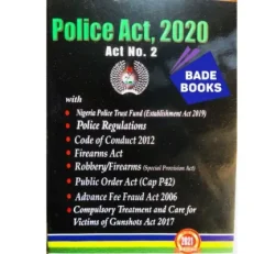 Police Act 2020 - Act No 2 2021 Edition