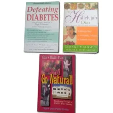 Defeating Diabetes, + The Hallelujah Diet + Go Natural (set of 3)