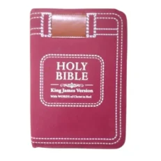 Holy Bible - Kjv Edition - Jean Leather - Red