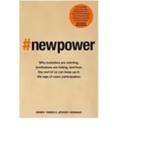 #Newpower By Henry Timms & Jeremy Heimans