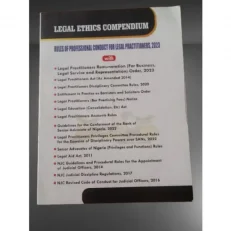 Legal Ethics Compendium Rules Of Professional Conduct For Legal Practitioners, 2023