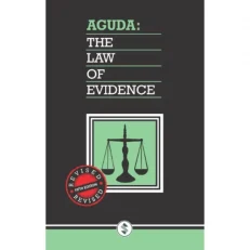 The Law Of Evidence By Aguda - 5th Edition 2018 Paperback