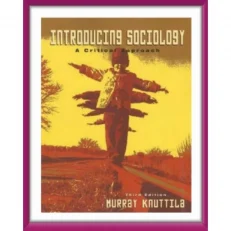 Sociology Introducing Sociology: A Critical Approach By Murray Knuttila. Paperback