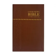 Goodnews Leather Bible- Brown Colour