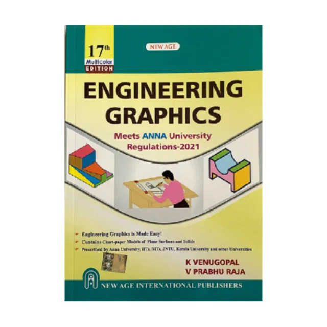 Engineering Graphics By K. Venugopal. 17th Edition 2024- Paperback