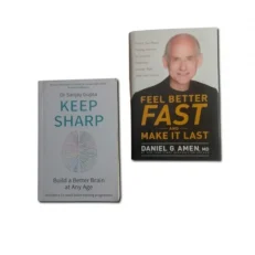 Feel Better Fast And Make It Last By Daniel G + Keep Sharp By Dr Sanjay Gupta - Set of 2 Books