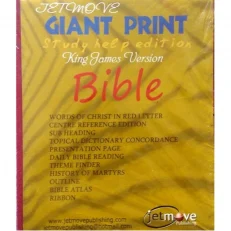 Jetmove Giant Print Study Help Edition-Index Version - Leather